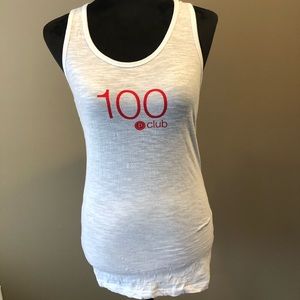 100 club Pure Barre tank size medium